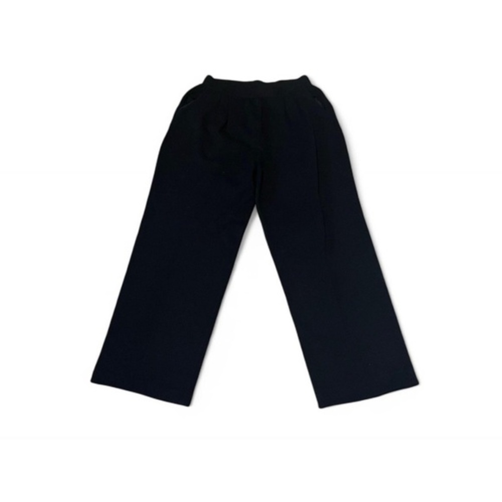 St. John collection by Marie Gray pleated black trouser pants, size 12.
